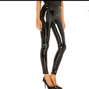 Alice + Olivia Maddox Vegan Latex Leggings